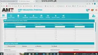 How add Employee pay roll setup  AMT Time Attendance Software