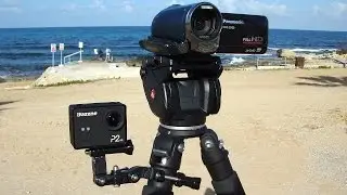 Panasonic HDC-SD60 (camcorder) & Dazzne P2 (action camera)