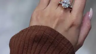 Some pear-shaped diamond rings with center stones ranging from 5 to 7 carat