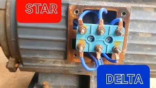 Jinsi ya kuunganisha star na delta connection kwenye motor ya 3phase