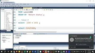 RETURN RATE CALCULATION (PART 5) for Gadget Sale DB