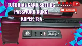 TUTORIAL CARA SETTING KUNCI KOPER TSA #koper #kuncikoper #passwordkoper #tsalock #kopertsa #tutorial