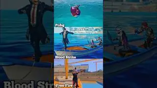 Blood strike vs pubg vs free fire aura farming 💀 #bloodstrike #pubg #freefire #bloodstrikemobile