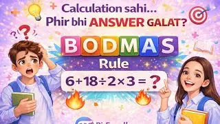 BODMAS Rule in 5 Minutes | Order of Operations | Exam Trick + PYQ | Pi-Excellence