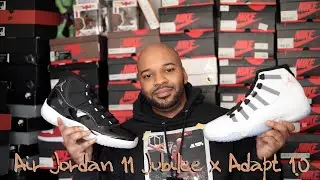 Air Jordan XI Jubilee X Jordan XI Adapt Review