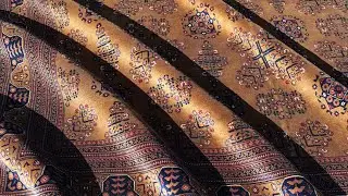 Bokhara Turkmen Tribal Rug &mdash; Dark Camel Brown, 254 &times; 351 cm (8'4