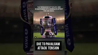 ipl suspension due to tensions between ind & pak #dsntalks #dsnfacts #news