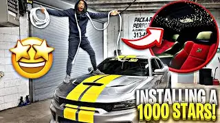 INSTALLING 1000 STARS IN MY DODGE CHARGER SCATPACK
