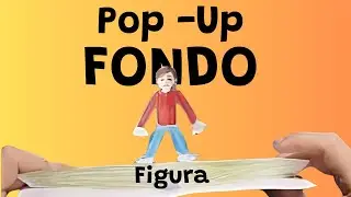 ARTE PARA NIÑOS EXPLICACIÓN FIGURA Y FONDO - PERSONAJE EN POP-UP