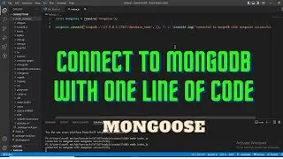 Connect to mongoDB using Mongoose