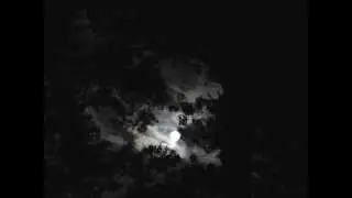Clouds Moving Over the Moon