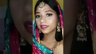 Glam and Glowy Eid Makeup Look for Teenagers ✨🔥#makeup #shorts #youtubeshorts #short #eid