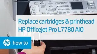 Replace the ink cartridges and printhead | HP Officejet Pro L7780 All-in-One Printer | HP Support