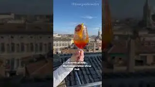 Italian Sunset in a glass - why is it called a Spritz?