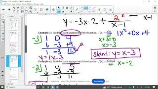 PC Activity 13 Pt. 4 - Slant Asymptotes