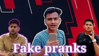 Fake pranks | Fake prank expose |Rk Comedy | Rohan Kamble