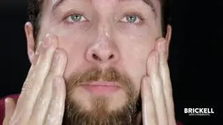 Brickell Men's Products - Purifying Charcoal Face Wash for Men Tutorial
