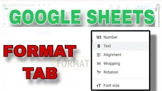 Google Sheets-Format Tab || Google Sheets crash course in hindi ||