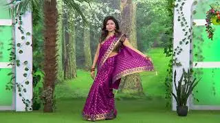 Art Silk Saree with Designer Border And Matching Blouse Piece Free (Code:11345)