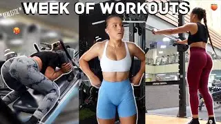 *realistic* WEEK OF WORKOUTS (my workout routine)