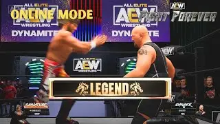 I FINALLY REACHED LEGEND RANK! (AEW: Fight Forever Online)