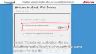 [Mimaki][RasterLinkPro5]Substitute License Activation