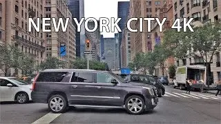 Driving Downtown - Upper Manhattan 4K - USA