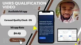 Carousel Quality Check - EN qualification and training for hitapp on UHRS marketplace