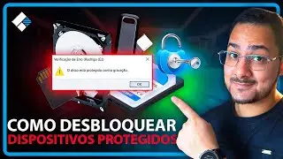 Como desbloquear QUALQUER dispositivo PROTEGIDO [SSD, Pendrive, Cartão SD, HD]