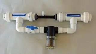 ozone and ion manifold installed on chlorine free pool