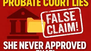 Probate Court Lies: Court Appointed Attorney Falsely Claims My Sister Approved Accounting