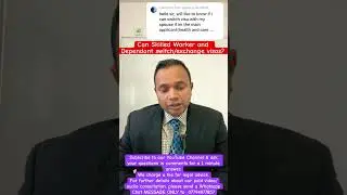 Can Skilled Worker and Dependant switch/exchange visas?