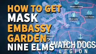 Embassy Garden Mask Watch Dogs Legion (Gold Pig Mask)
