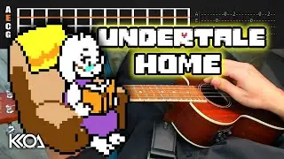 Undertale HOME Easy Ukulele Tutorial + Cover