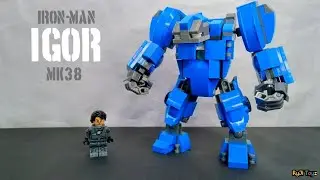 Lego Iron Man MK 38 IGOR | TUTORIAL | MOC (Head Inspired from @Chubbybots mk38 Igor build)