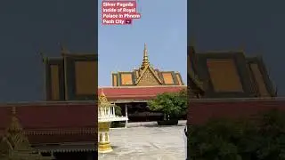 Silver Pagoda inside of Royal Palace in Phnom Penh City 🇰🇭