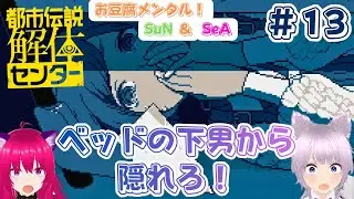 【都市伝説解体センター】一人で真っ赤に染まった部屋を夜に調査…絶対嫌だ！ｗしかもベッドの下男をベッドの下から見るというあり得ない現象…エイコさんはとりあえずイタイおばさん確定…【ゆっくり実況】 #13
