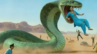 Alone Girl vs Giant Yellow Cobra 😱 | Deadliest Snake Encounter | Wild Animal Survival TV