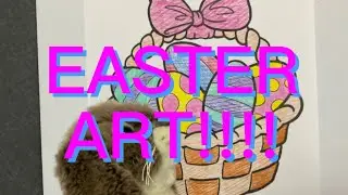 EASTER COLOURING ART!