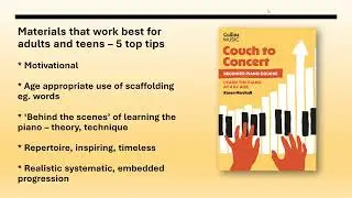 Get Set! for Couch to Concert: Unlocking the Piano for Adult and Teen Learners
