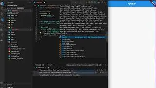 Flutter || Scaffold widget (Body) using VS code