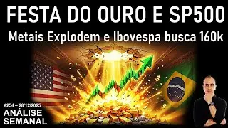 FESTA DO OURO E SP500 | Metais Explodem e IBOV busca 160k | 28/12/2025