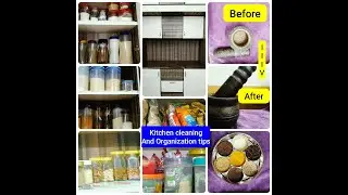 Kitchen cleaning tips, organization tips in Tamil by C3 || Our kitchen tour by C3