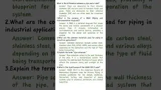 Piping fabricator Interview questions |Questions for Piping fitter interview| Piping jobs