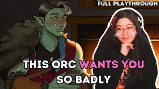 Flirting With The Hot Orc | A Tavern At Night - Full Playthrough [ASMR]
