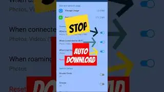 How to Stop Auto Download in Telegram? #shortsfeed #trending #ytshorts