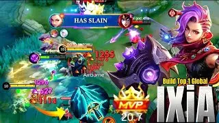 Insane Damage!! New IXIA ATTACK SPEED BUILD and EMBLEM 2025 - MLBB