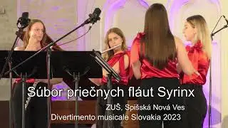 5 krásných skladieb hrá Súbor priečnych fláut Syrinx - Nice flute music