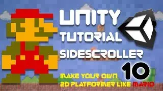 Unity Tutorial - 2D Side Scroller (Super Platformer Bros) Episode 10 - Clouds & Doors