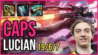 CAPS - LUCIAN vs. TEEMO Top | EUW MASTER | PATCH 11.1